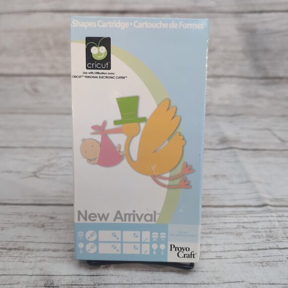 Cricut "New Arrival" shape cartridge - Complete - Picture 1 of 4